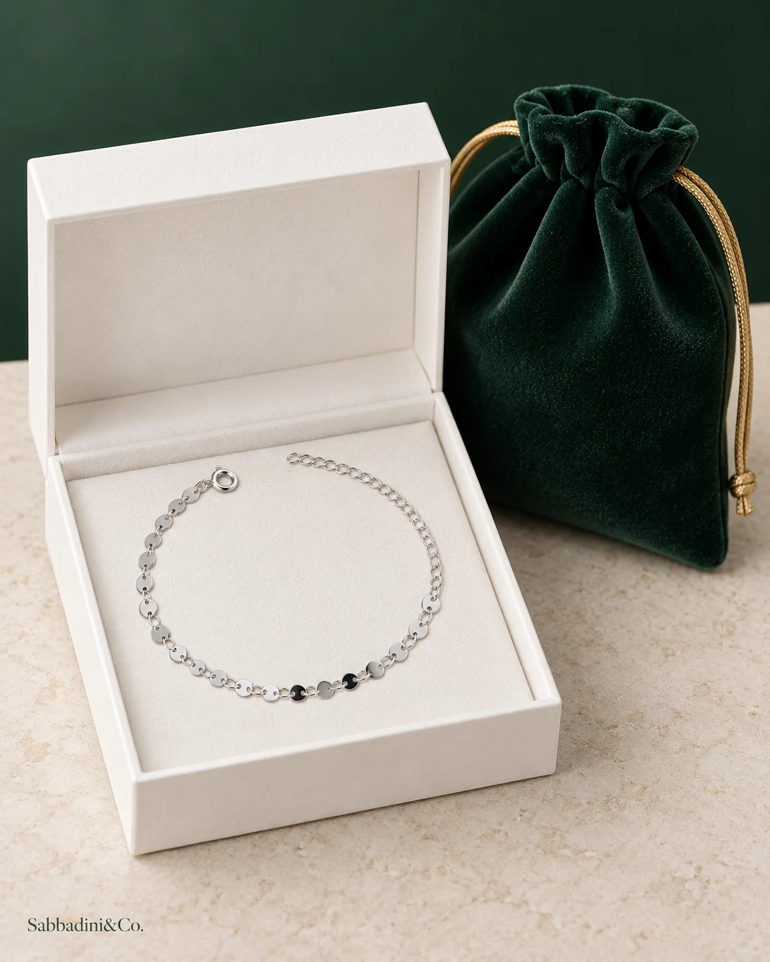 Pulseira Medalhinha Banhado A Prata 925 — vista 5