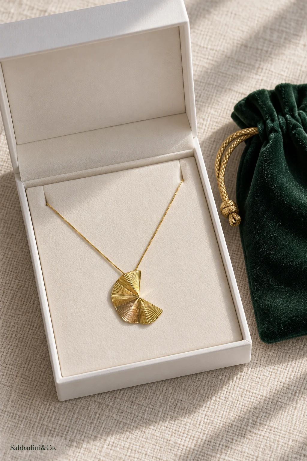 Colar Leque Banhado a Ouro 18K — vista 5