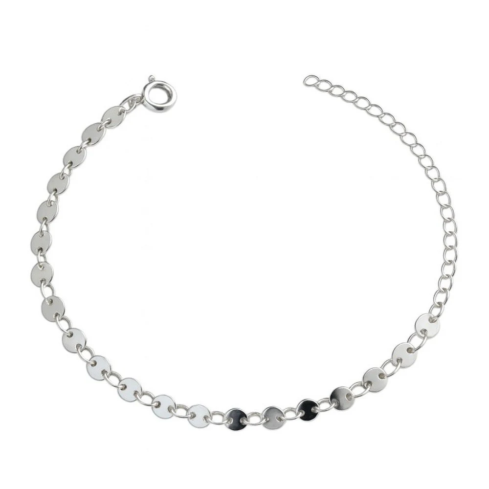 Pulseira Medalhinha Banhado A Prata 925, imagem 1